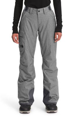 The North Face Freedom Waterproof Insulated Pants in Medium Grey Heather