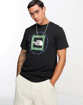 The North Face Geo NSE logo t-shirt in black