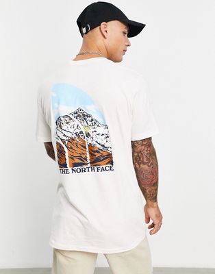 The North Face Graphic Injection t-shirt in off-white