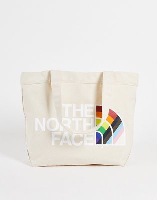 The North Face Half Dome tote bag print in white