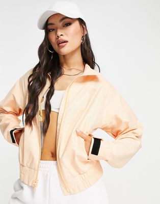 The North Face harrington jacket in peach-Pink