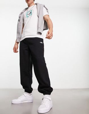 The North Face heavyweight relaxed fit sweatpants in black