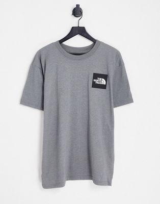 The North Face heavyweight t-shirt in gray