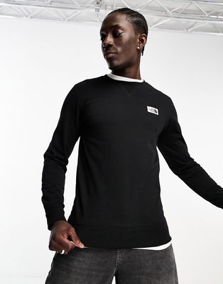 The North Face Heritage logo patch sweatshirt in black