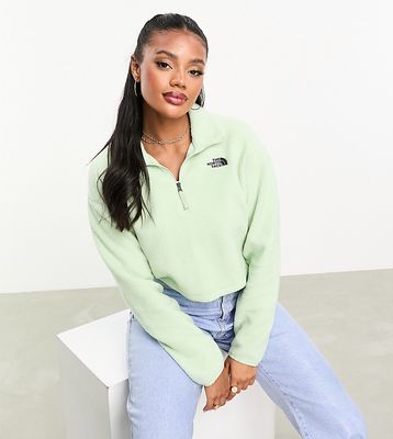 The North Face High Pile fleece in misty sage - Exclusive at ASOS-Gray