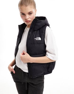 The North Face Hydrenalite down hooded vest in black