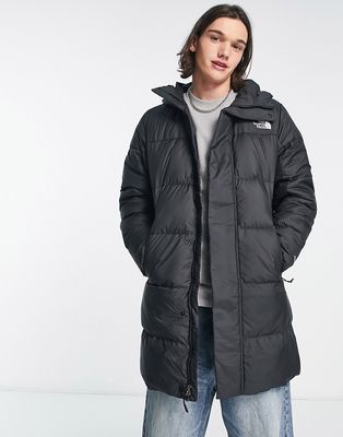 The North Face Hydrenalite down mid length puffer jacket in black