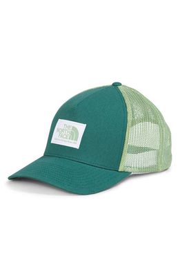 The North Face Keep It Patched Trucker Hat in Dark Sage/Misty Sage