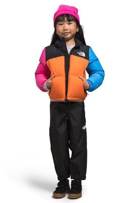 The North Face Kids' 1996 Retro Nuptse Packable 700 Fill Power Down Jacket in Mandarin