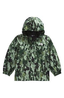 The North Face Kids' Antora Waterproof Recycled Polyester Rain Jacket in Misty Sage Generative Camo