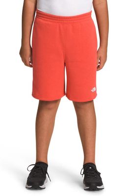 The North Face Kids' Camp Fleece Shorts in Retro Orange