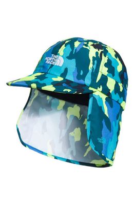 The North Face Kids' Class V Sunshield Hat in Summit Navy Nature Camo Print