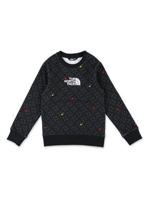 The North Face Kids Drew Peak logo-print sweatshirt - Black