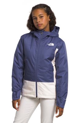 The North Face Kids' Freedom Insulated Waterproof Hooded Jacket in Cave Blue