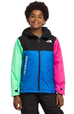 The North Face Kids' Freedom Insulated Waterproof Hooded Jacket in Optic Blue
