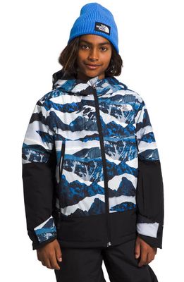 The North Face Kids' Freedom Waterproof Insulated Recycled Polyester Jacket in Optic Blue Mountain Traverse