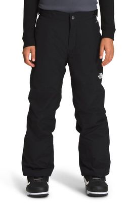 The North Face Kids' Freedom Waterproof Insulated Snow Pants in Tnf Black