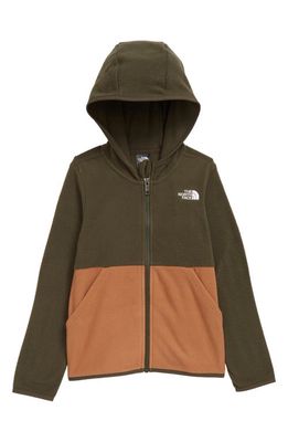 The North Face Kids' Glacier Full Zip Hoodie in New Taupe Green