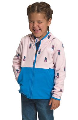 The North Face Kids' Glacier Zip Hoodie in Purdy Pink Joy Floral Print