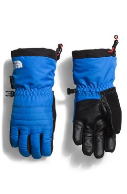 The North Face Kids' Montana Water Repellent Ski Gloves in Optic Blue