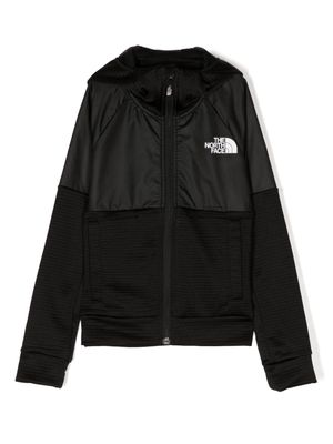 The North Face Kids Mountain Athletics panelled hooded jacket - Black