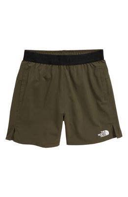 The North Face Kids' On the Trail FlashDry™ Water Repellent Shorts in New Taupe Green