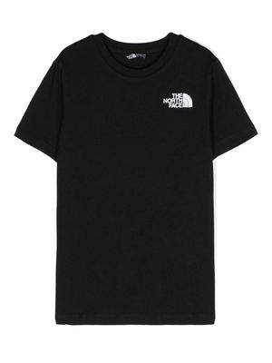 The North Face Kids Redbox cotton T-shirt - Black