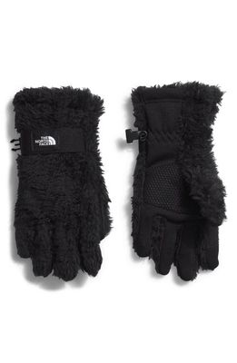 The North Face Kids' Suave Oso Faux Shearling Gloves in Tnf Black