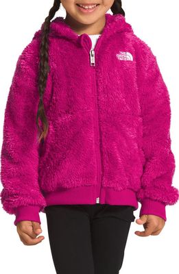 The North Face Kids' Suave Oso Full Zip Hoodie in Fuschia Pink