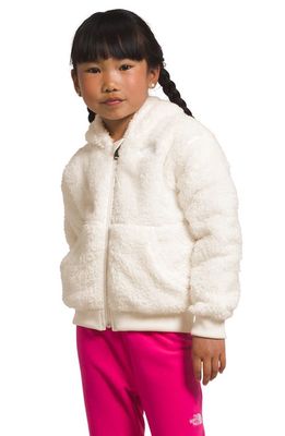 The North Face Kids' Suave Oso Zip Hooded Jacket in Gardenia White