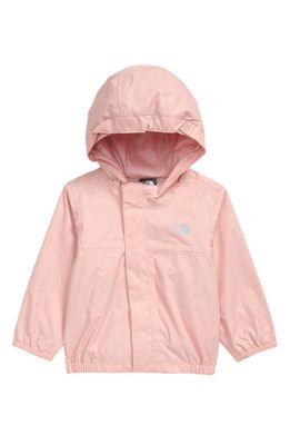 The North Face Kids' Tailout Waterproof Raincoat in Peach Pink