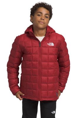 The North Face Kids' Thermoball Hooded Jacket in Cardinal Red