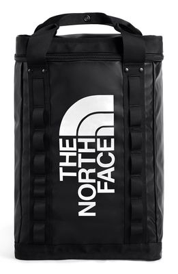The North Face Large Explore Fusebox Backpack in Black/tnf White
