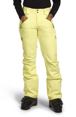 The North Face Lenado Recycled Waterproof Pants in Sun Sprite