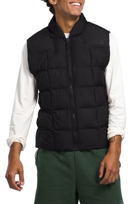 The North Face Lhotse Water Repellent Reversible Vest in Tnf Black
