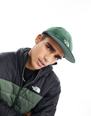 The North Face logo cap in green