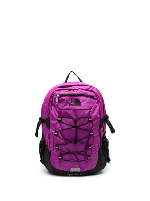 The North Face logo-embroidered adjustable backpack - Purple