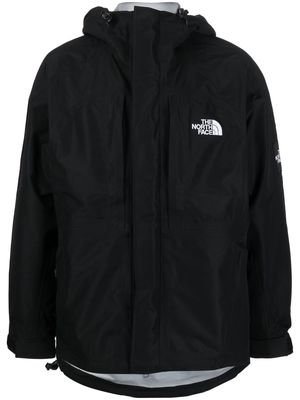 The North Face logo-embroidered drawstring jacket - Black