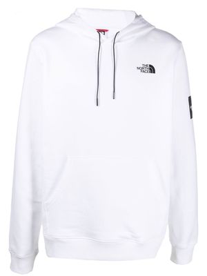 The North Face logo patch cotton hoodie - White