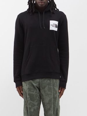 The North Face - Logo-patch Fleece-jersey Hoodie - Mens - Black