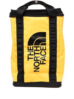 The North Face logo-print backpack - Yellow
