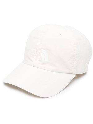 The North Face logo-print cap - White