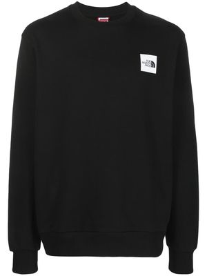 The North Face logo-print cotton sweatshirt - Black