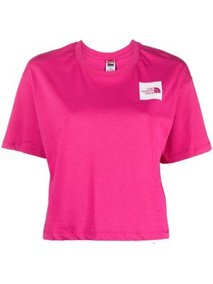 The North Face logo-print cotton T-shirt - Pink
