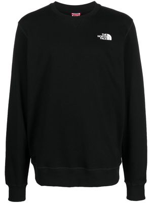 The North Face logo print crew-neck sweatshirt - Black