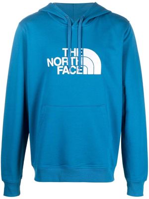 The North Face logo-print long-sleeve hoodie - Blue