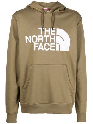 The North Face logo-print pullover hoodie - Green