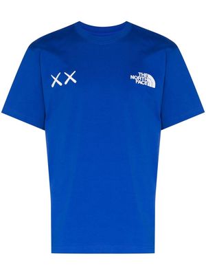 The North Face logo-print short-sleeve T-shirt - Blue
