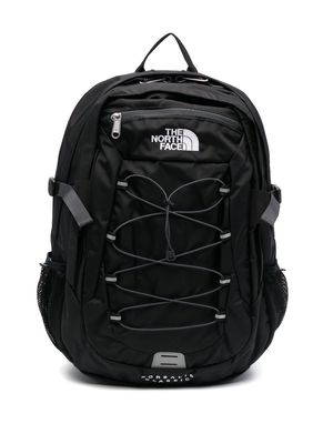 The North Face logo zipped backpack - Black