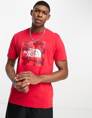 The North Face 'Lunar New Year' camo logo t-shirt in red